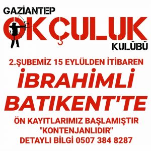 Gaziantep Okçuluk Kursu 2. Şubesiyle Artık İbrahimlide